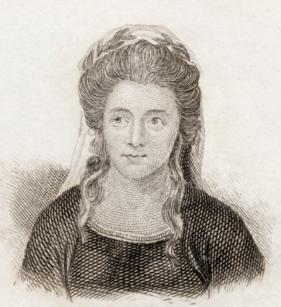 Anna Seward, 1825 by English School